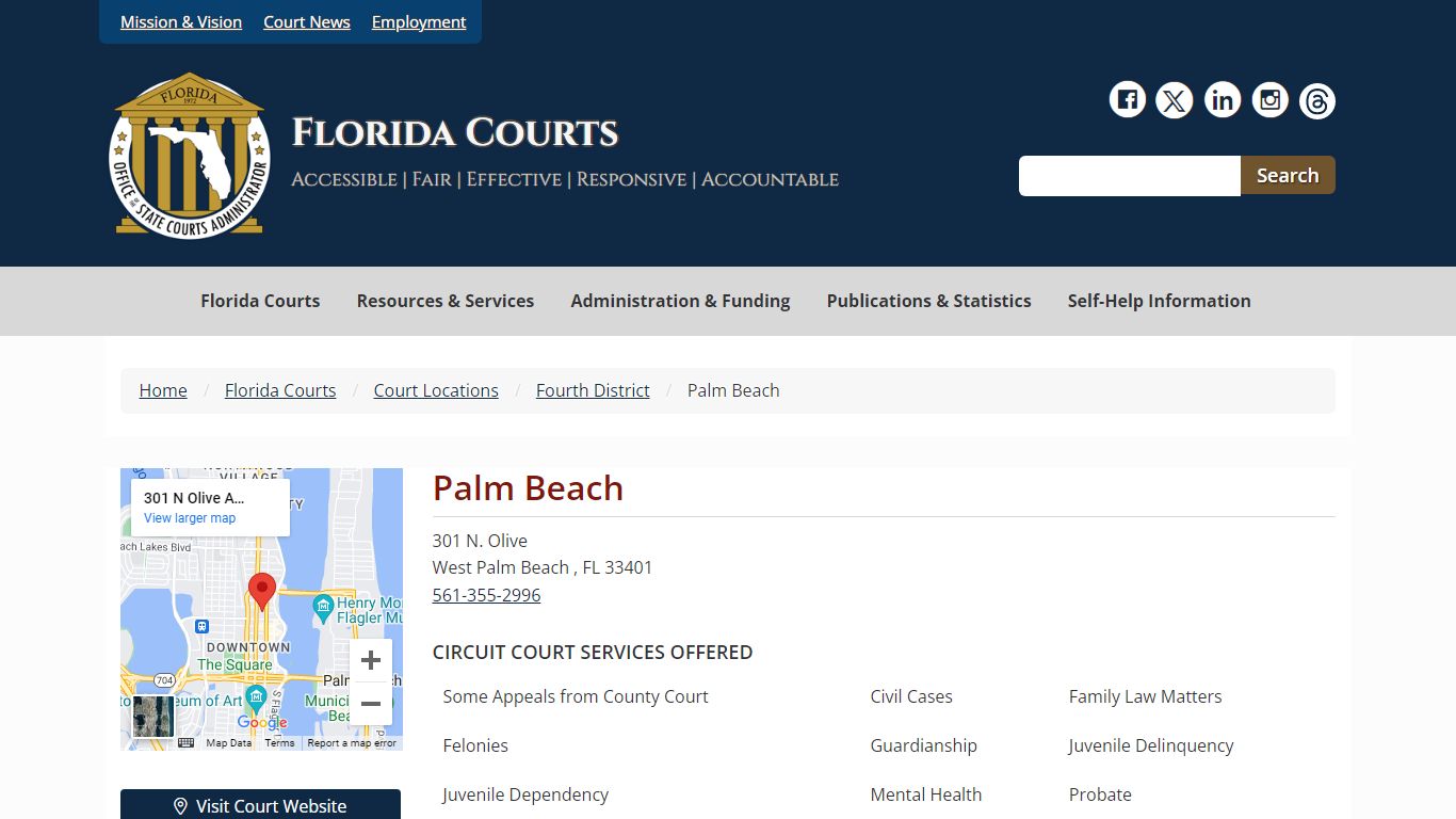 Palm Beach - Florida Courts